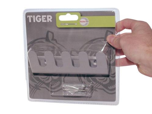 Tiger - Tiger Haak High-Five RVS, Huis en Inrichting, Badkamer | Badtextiel en Accessoires, Nieuw, Ophalen of Verzenden