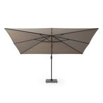 Challenger T1 premium zweefparasol 400x300 cm havanna, Tuin en Terras, Ophalen of Verzenden, Nieuw