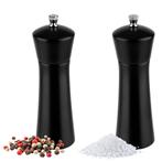 GGM Gastro | (6 stuks) Zout- & pepermolens - MIDNIGHT - Hout, Verzenden, Nieuw in verpakking