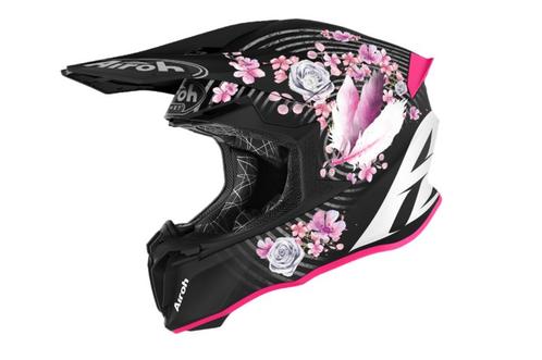 Airoh crosshelm Twist 2.0 Matt Roze - L / Large, Motoren, Onderdelen | Overige, Nieuw, Verzenden