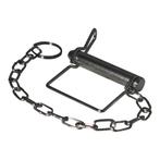 SIMOL Vergrendelpen met veer Ø15,8 x 93mm, ketting 310mm, Auto diversen, Aanhangwagen-onderdelen, Ophalen of Verzenden, Nieuw