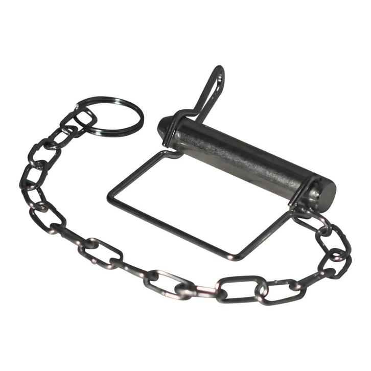 SIMOL Vergrendelpen met veer Ø15,8 x 93mm, ketting 310mm, Auto diversen, Aanhangwagen-onderdelen, Ophalen of Verzenden