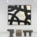 Stefanie Raus - Verschlungen schwarz 992 XXL, Antiek en Kunst