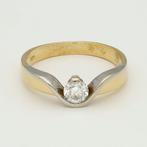 Ring - 18 karaat Geel goud Diamant (Natuurlijk), Nieuw