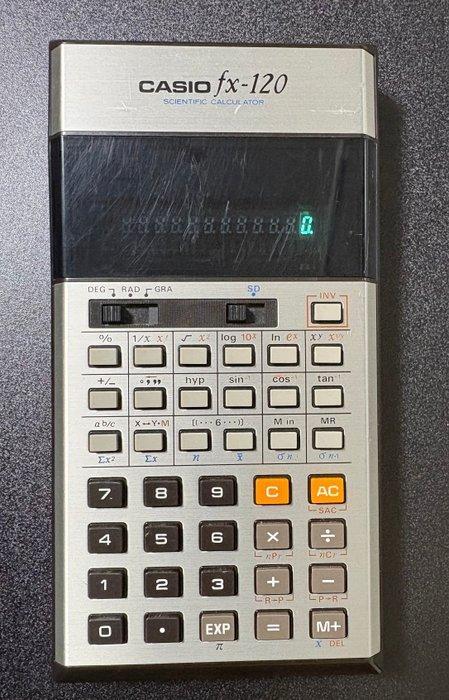 Rekenmachine - 1970-1980 - CASIO FX-120 Wetenschappelijke C, Spelcomputers en Games, Spelcomputers | Overige Accessoires