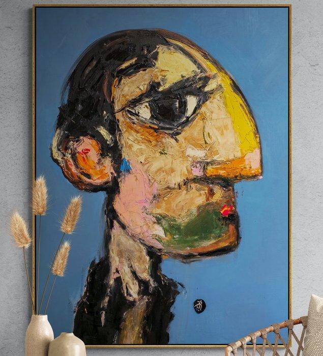 Arvydas Gaiciunas (Retne) - Ohy N-8 – Abstract Expressionist, Antiek en Kunst, Kunst | Schilderijen | Modern