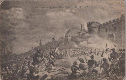 DEN BRIEL - De inneming van Den Briel 1 April 1572, Verzamelen, Ansichtkaarten | Nederland, Verzenden