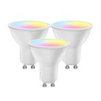 Set 3x GU10 Smart LED lamp 5Watt RGBW ZIGBEE, Ophalen of Verzenden, Nieuw