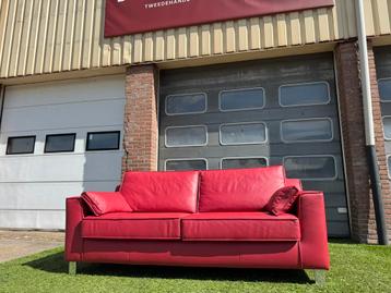 Bankstel design bank rood leer design bankstel  ZGAN beschikbaar voor biedingen