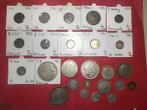 Wereld. Lot of 25 coins including silver 1857/1966