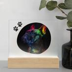 3D Led Lamp - Franse Bulldog 1 Color -  cm, Verzenden, Nieuw