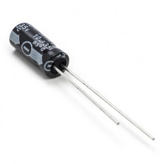Condensator - Elektrolytisch - 10 µF, Doe-het-zelf en Verbouw, Elektra en Kabels, Nieuw, Verzenden