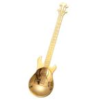 Fako Bijoux® - Theelepel / Koffielepel Gitaar - Goud - 1, Verzenden, Nieuw