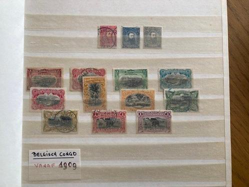 Congo 1887/1972 - Uitgebreide verzameling in insteekalbum :, Postzegels en Munten, Postzegels | Europa | België