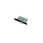 Kastslot incl. 2 sleutels met zwarte voorplaat 20x174 mm., Verzenden, Nieuw