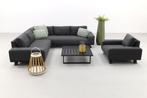 VDG Barcelona/cuba Sunbrella loungeset - Sooty + stoel, Nieuw, Overige materialen, Loungeset, Verzenden