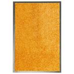vidaXL Deurmat wasbaar 40x60 cm oranje, Tuin en Terras, Deurmatten, Verzenden, Nieuw