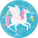 Unicorn Borden 18cm 8st, Verzenden, Nieuw