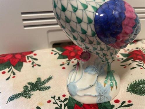 Herend - Beeldje - Fishnet guinea fowl and duck (2) -, Antiek en Kunst, Antiek | Glas en Kristal