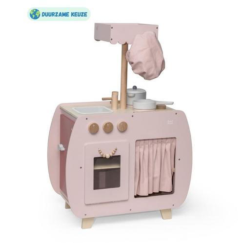 Houten speelkeuken Bistro in roze – stijlvolle kinderkeuk., Kinderen en Baby's, Speelgoed | Houten speelgoed, Nieuw, Ophalen of Verzenden