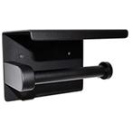 Wiesbaden Brush Toiletrolhouder - Mat Zwart, Huis en Inrichting, Badkamer | Badtextiel en Accessoires, Ophalen of Verzenden, Nieuw