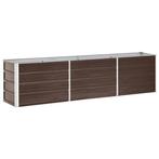 Plantenbak 240cm Bruin - Retourdeal - 47% Korting!, Tuin en Terras, Bloembakken en Plantenbakken, 100 cm of meer, Nieuw, Ophalen of Verzenden