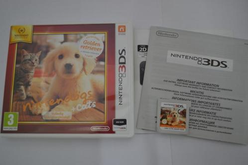 Nintendogs + Cats - Golden Retriever & Nieuwe Vrienden (DS, Spelcomputers en Games, Games | Nintendo 2DS en 3DS, Zo goed als nieuw