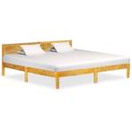 vidaXL Bedframe massief mangohout 200 cm, Bruin, Verzenden, Hout, Nieuw