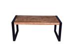 Salontafel Mangohout Britt 110 cm, Huis en Inrichting, Tafels | Salontafels, 100 tot 150 cm, Verzenden, Nieuw, 50 tot 100 cm