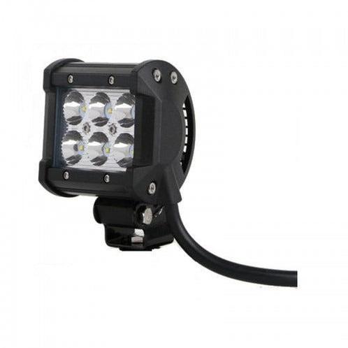 LED SPOT - 6 Led - 18 Watt - front light - Koud Wit, Auto diversen, Tuning en Styling, Ophalen of Verzenden