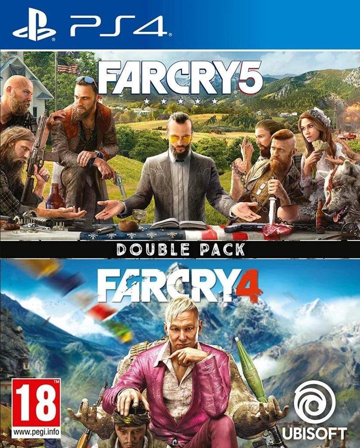 Far Cry 5 + Far Cry 4  (double pack), Spelcomputers en Games, Games | Sony PlayStation 4, Verzenden