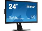 Iiyama ProLite XB2483HSU-B1 - 24 Full HD Monitor - AMVA+, Computers en Software, Monitoren, Verzenden, Zo goed als nieuw, Iiyama
