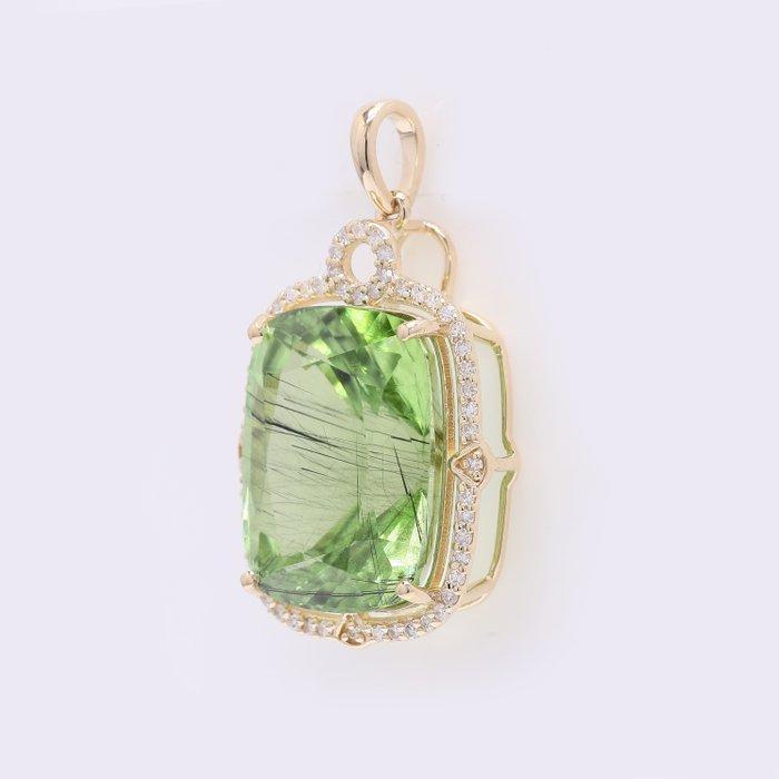 Zonder Minimumprijs - Hanger - 14 karaat Geel goud -, Sieraden, Tassen en Uiterlijk, Antieke sieraden