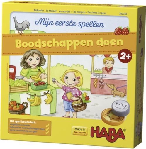 Mijn Eerste Spellen - Boodschappen Doen | Haba -, Hobby en Vrije tijd, Gezelschapsspellen | Bordspellen, Nieuw, Verzenden