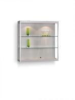 *TIP*  Luxe vitrinekast aluminium 100 cm wandkast, Ophalen of Verzenden, Nieuw in verpakking