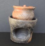 Zeer oud Brasero KANOUN BERBERE KABYLE - IDEQQI laat 19e -, Antiek en Kunst