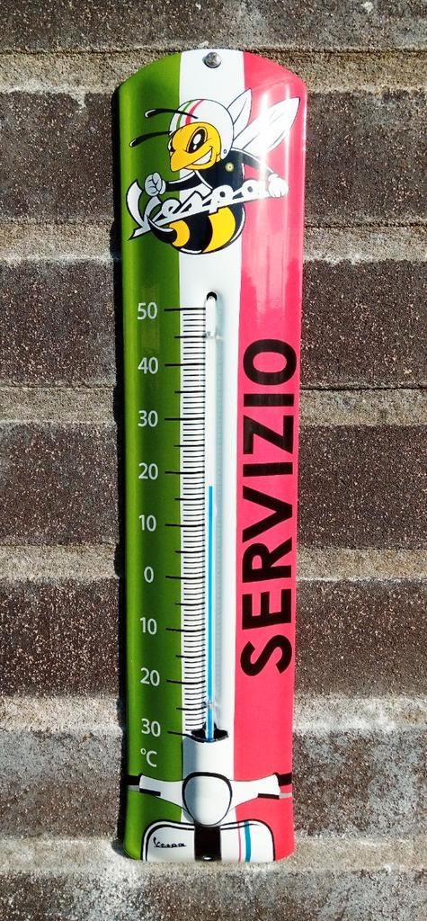 Vespa servizio thermometer, Verzamelen, Merken en Reclamevoorwerpen, Verzenden