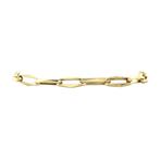 Gouden vintage closed forever armband 14 kt, Sieraden, Tassen en Uiterlijk, Armbanden, Ophalen of Verzenden, Nieuw