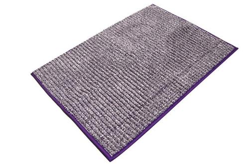Antislip badmat 50x70cm 100% polyester paars, Huis en Inrichting, Badkamer | Badtextiel en Accessoires, Ophalen of Verzenden