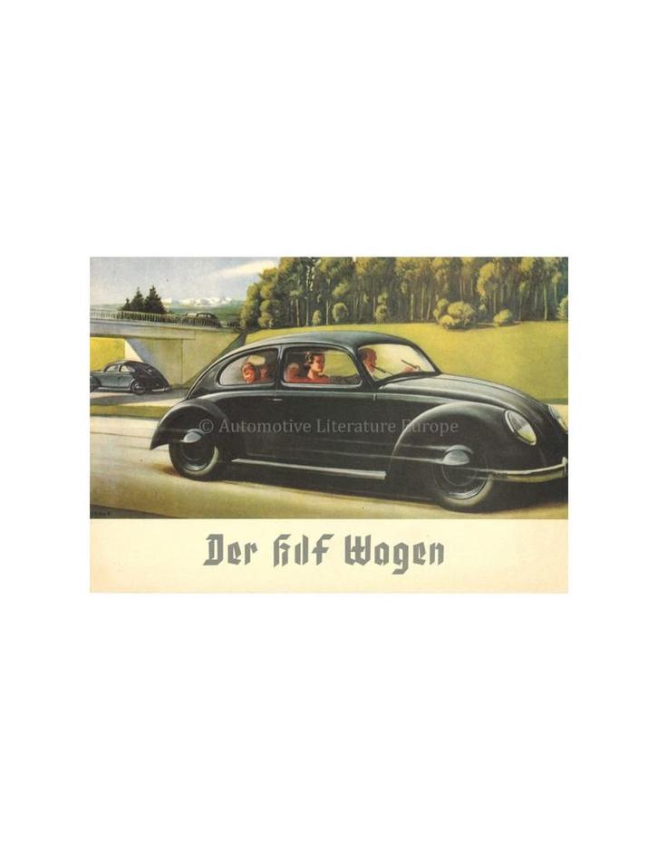 1938 KDF WAGEN BROCHURE DUITS, Boeken, Auto's | Folders en Tijdschriften, Volkswagen