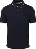 Gant Tipping Piqué Poloshirt Navy maat M Heren, Kleding | Heren, Polo's, Nieuw, Gant, Verzenden, Maat 48/50 (M)