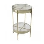 *WOONWINKEL* Kare Design Ice Double Glazen Bijzettafel Rond, Verzenden, Nieuw