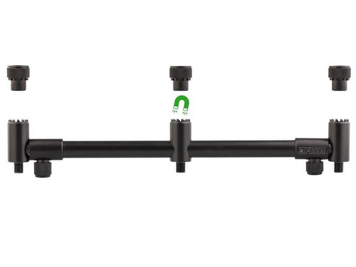 Magnetische Quick Lock Buzzerbar 3 hengels 30 - 45 cm, Watersport en Boten, Hengelsport | Karpervissen, Overige typen, Nieuw, Verzenden