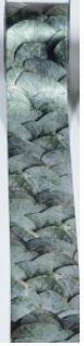 Bedrukt lint greenleaf 70mm 80 cm matgoud opdruk eucalypthus, Nieuw, Ophalen of Verzenden