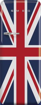 Smeg FAB28RDUJ5 koelkast Union Jack - rechtsdraaiend, 150 tot 200 liter, Verzenden, 60 cm of meer, Met aparte vriezer