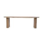 Eettafel Josh - 250cm - Bruin - 96203 - eettafel, Huis en Inrichting, Tafels | Eettafels, Nieuw, Overige materialen