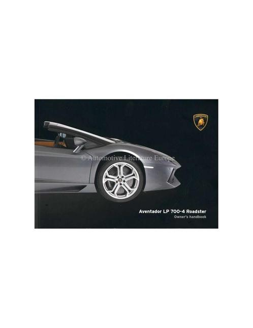 2016 LAMBORGHINI AVENTADOR LP 700-4 ROADSTER, Auto diversen, Handleidingen en Instructieboekjes