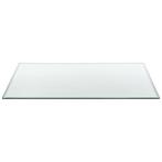 Glasplaat ESG veiligheidsglas 8 mm voor tafels 100x62 cm, Nieuw, Verzenden