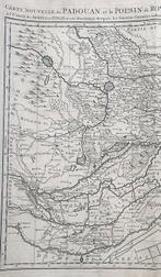 Italië - Kaart van het gebied van Padova en Polesine.;, Boeken, Atlassen en Landkaarten, Nieuw