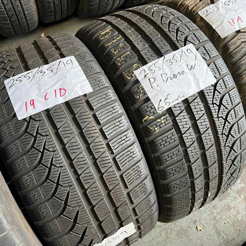 2 x Pirelli 255-35-19 Winterbanden 6,5mm, Auto-onderdelen, Banden en Velgen, 19 inch, Winterbanden, 255 mm, Personenwagen, Gebruikt